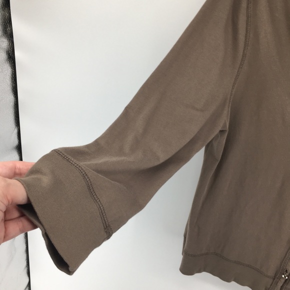 True Grit Tan Button Down Top - Picture 4 of 9